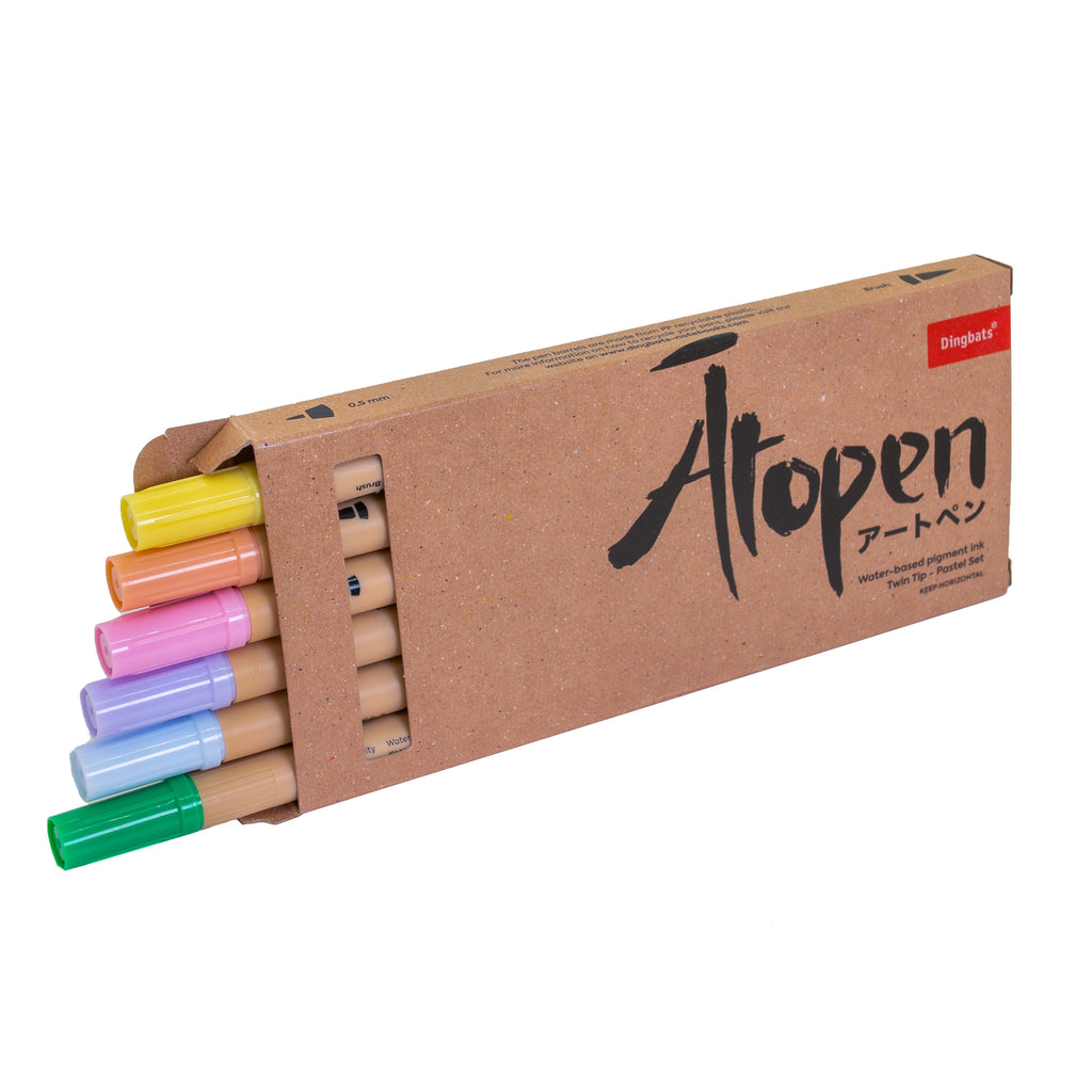 Ātopen Doppelspitze Stifte Set - Pastel