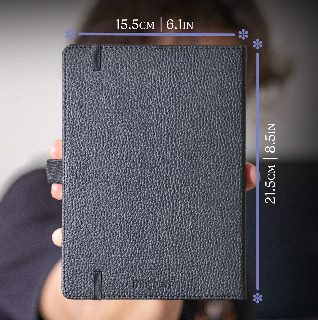 Dingbats* Hardcover Notebook Wildlife - Duck Black