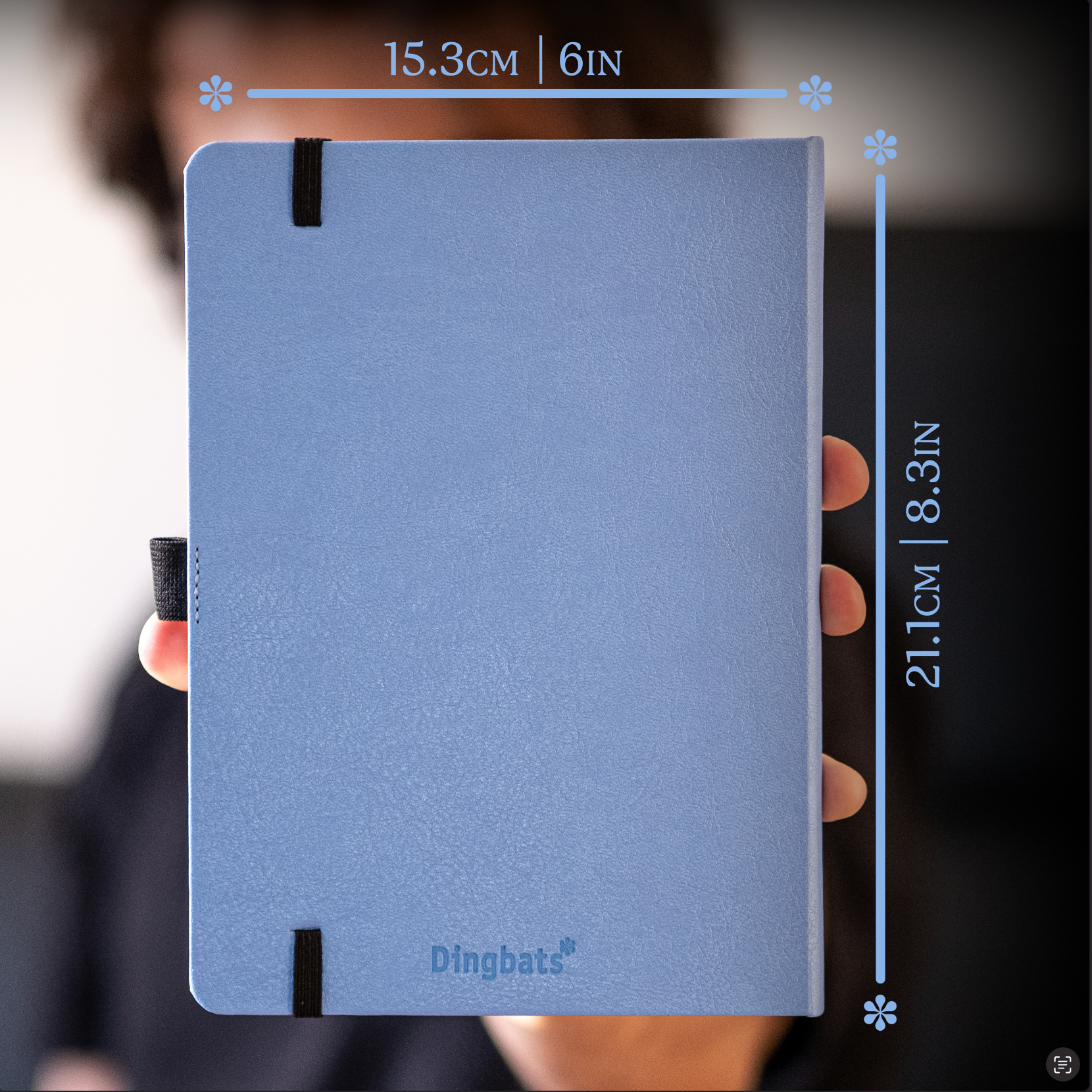 Dingbats* Hardcover Notebook A5 Earth - Sky Blue Great Barrier Reef