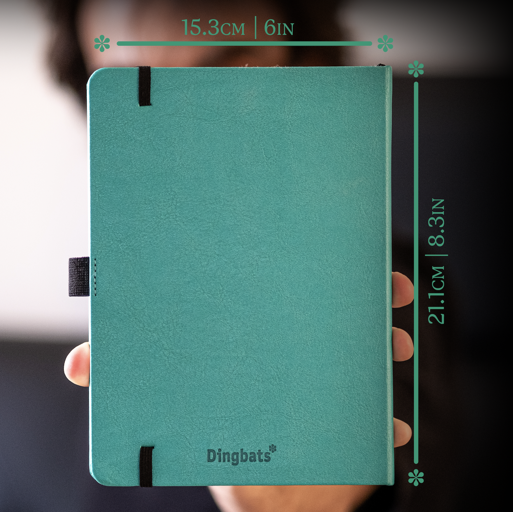 Dingbats* Hardcover Notebook A5 Earth - Emerald Eduardo Avaroa
