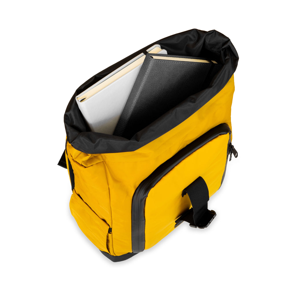 Dingbats - Roll Top Backpack - Yellow