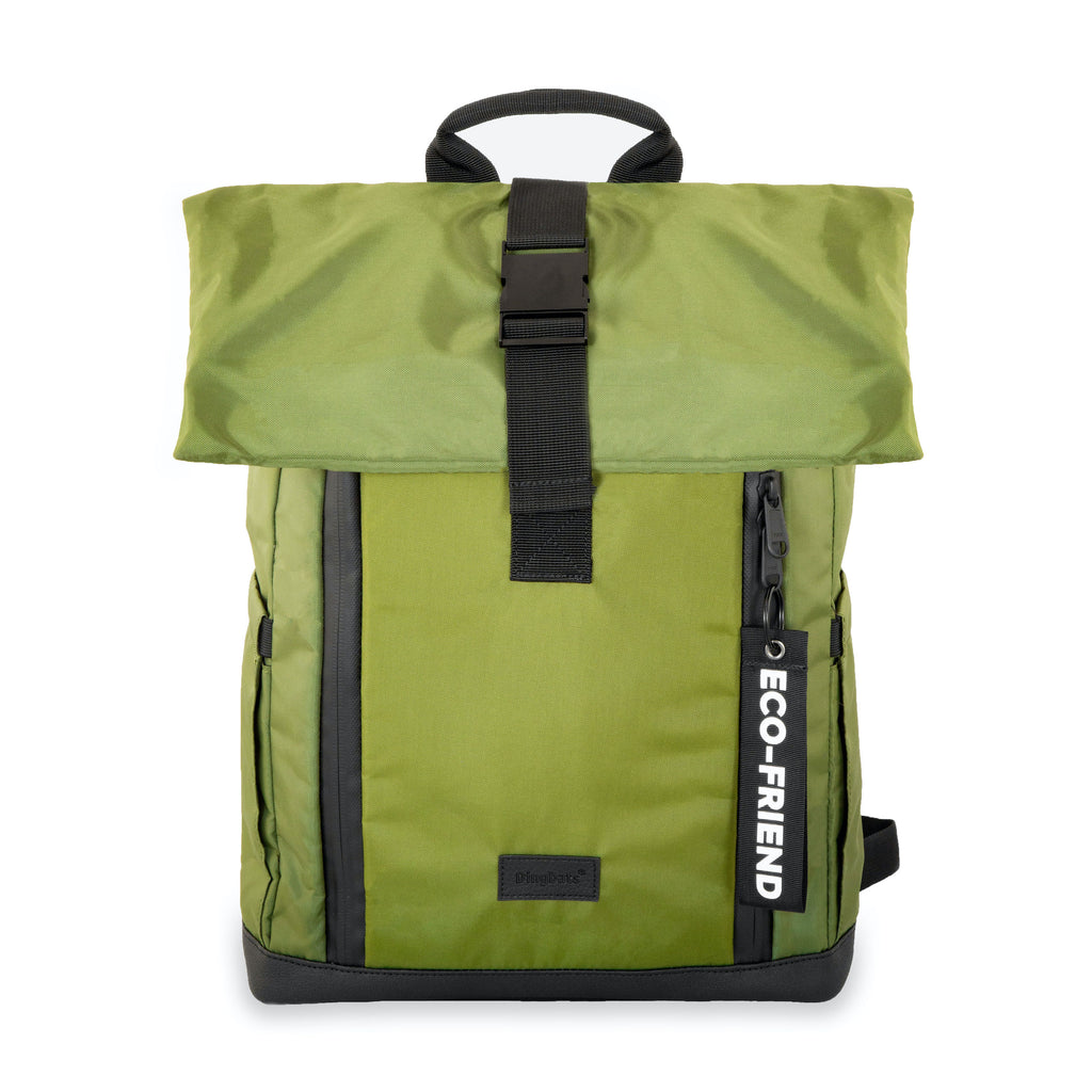 Dingbats - Roll Top Backpack - Green