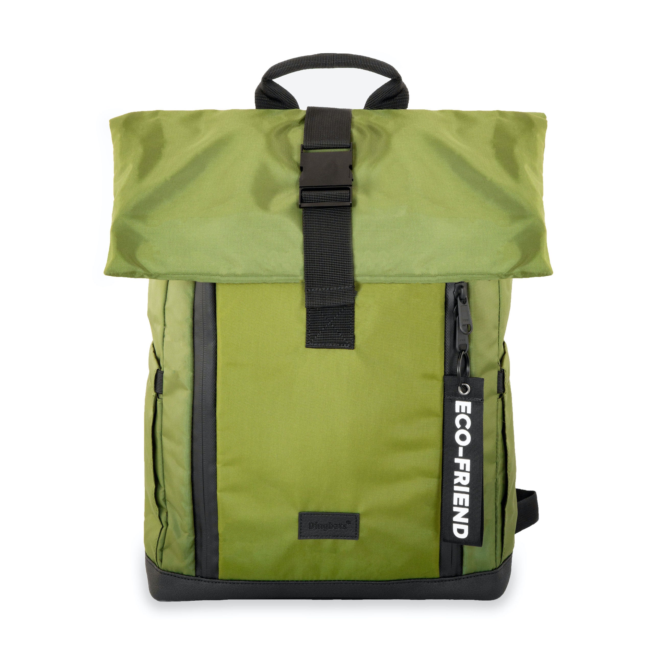 Dingbats - Roll Top Backpack - Green