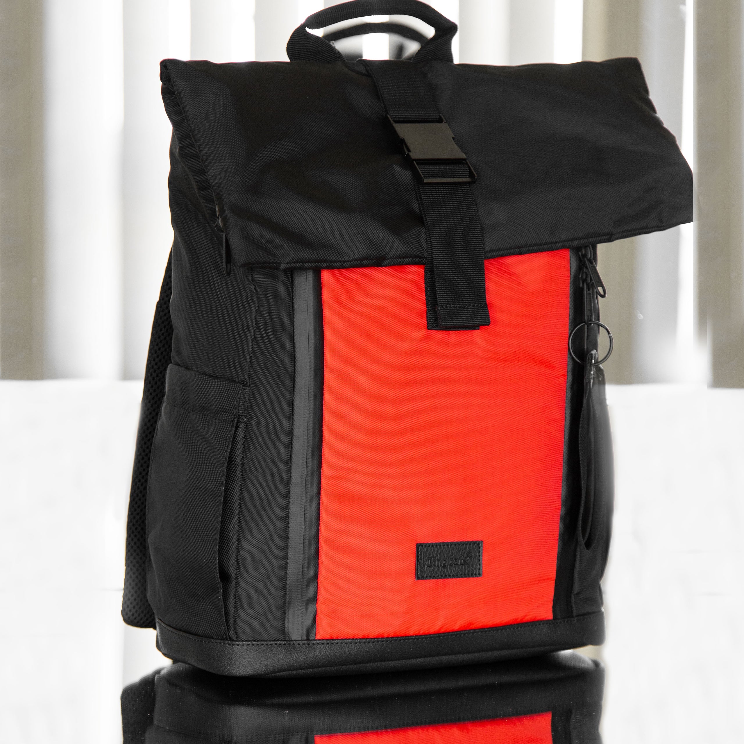 Dingbats - Roll Top Backpack - Red