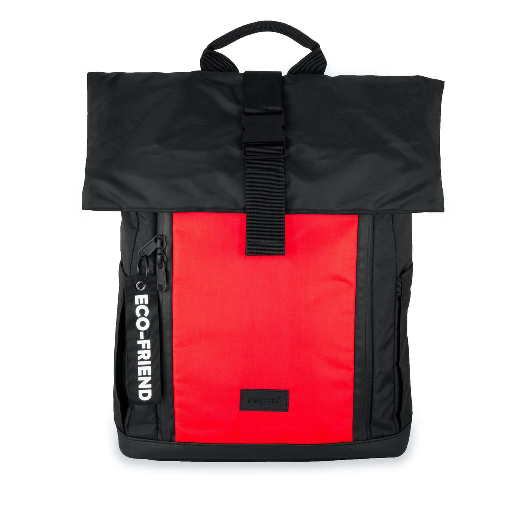 Dingbats - Roll Top Backpack - Red