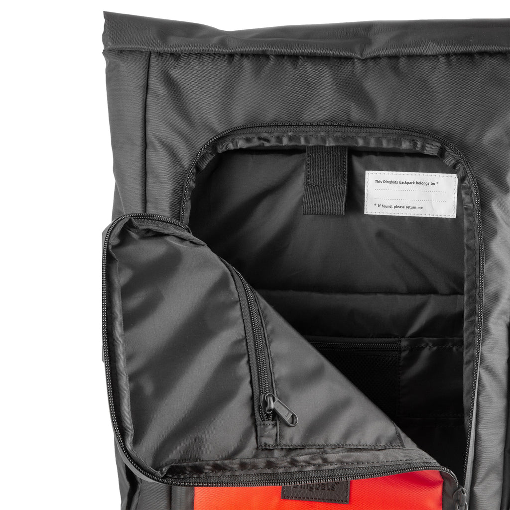 Dingbats - Roll Top Backpack - Red