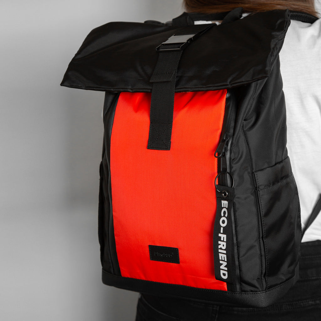 Dingbats - Roll Top Backpack - Red