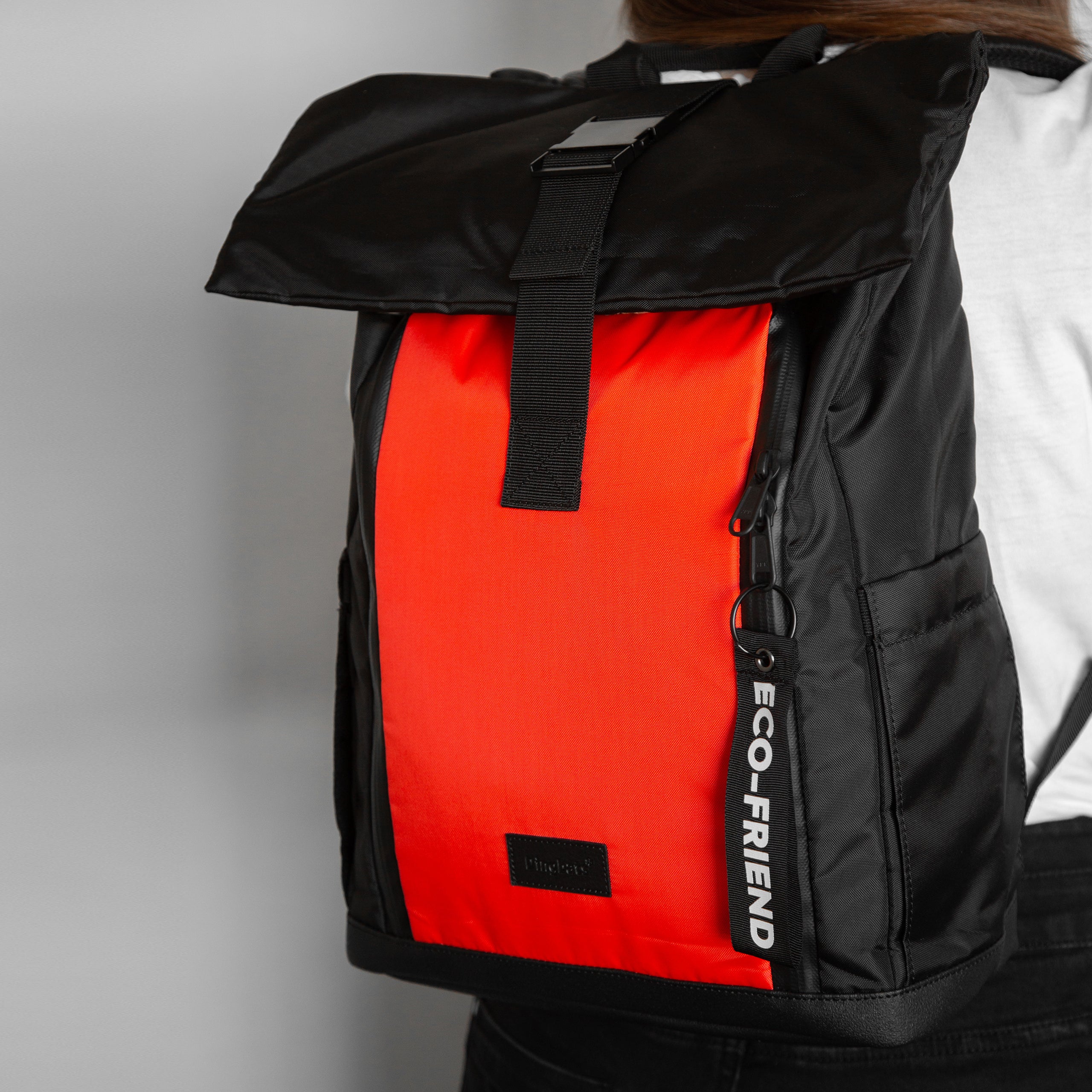 Dingbats - Roll Top Backpack - Red