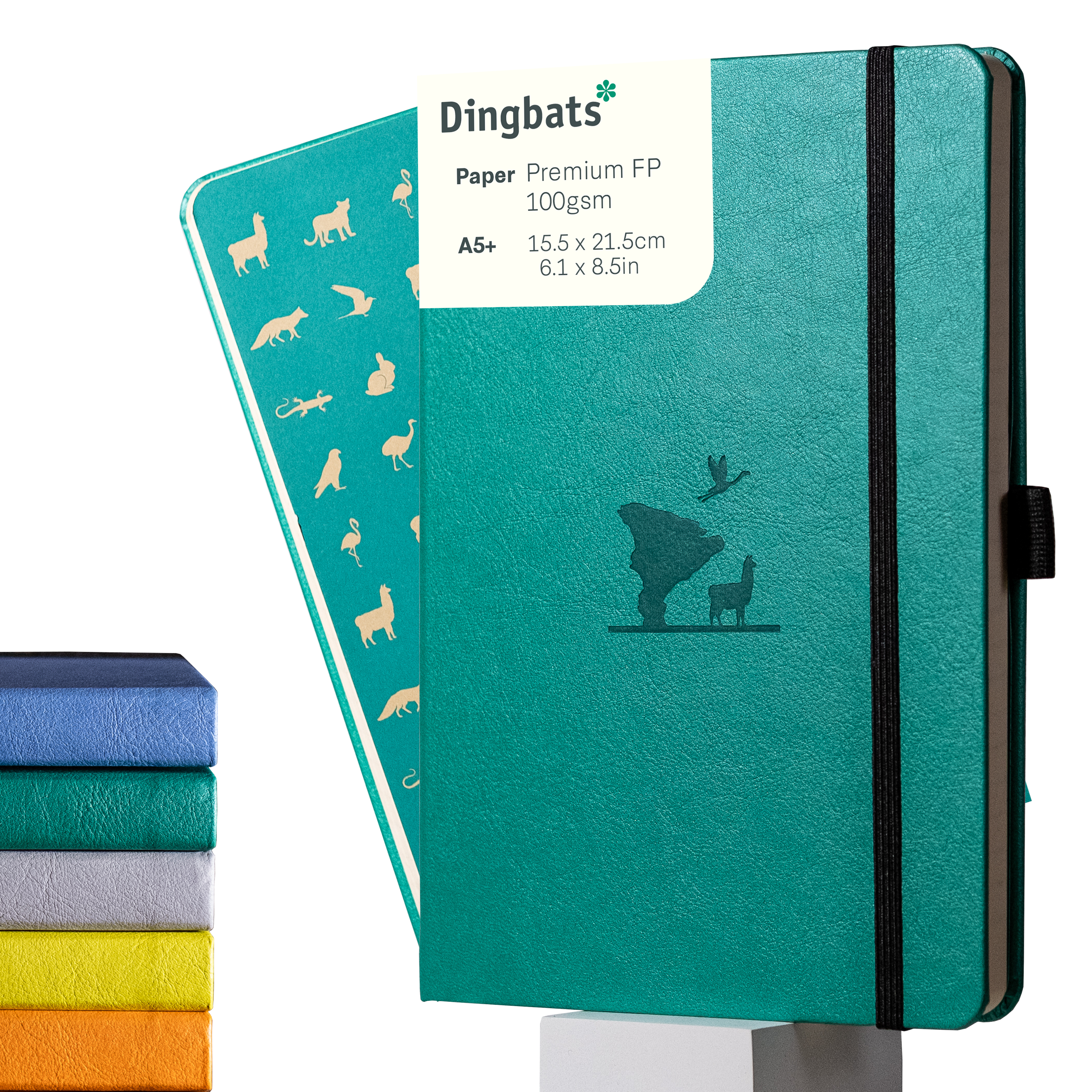 Dingbats* Hardcover Notebook A5 Earth - Emerald Eduardo Avaroa