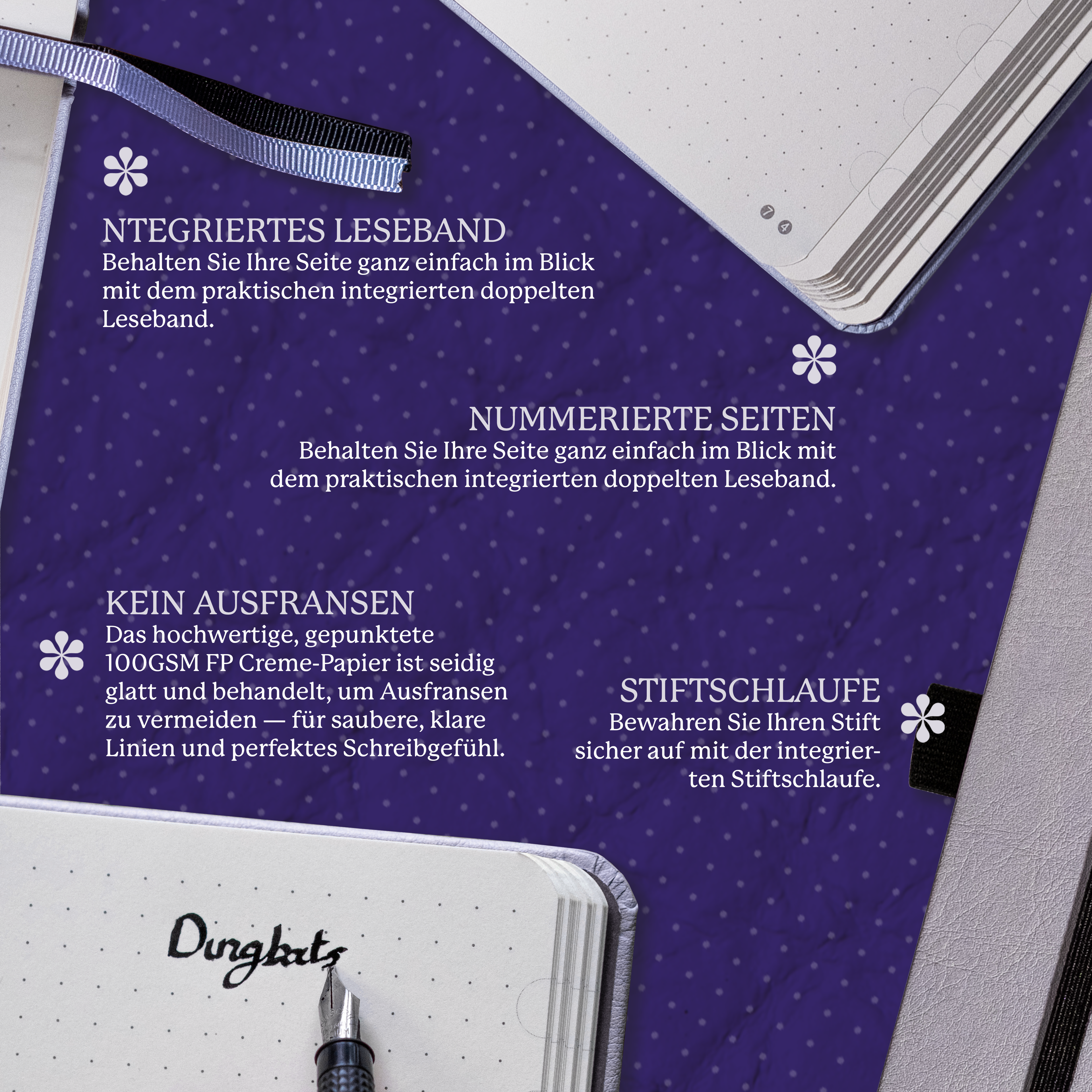 Dingbats* Hardcover Notebook A5 Earth - Glicine Arctic