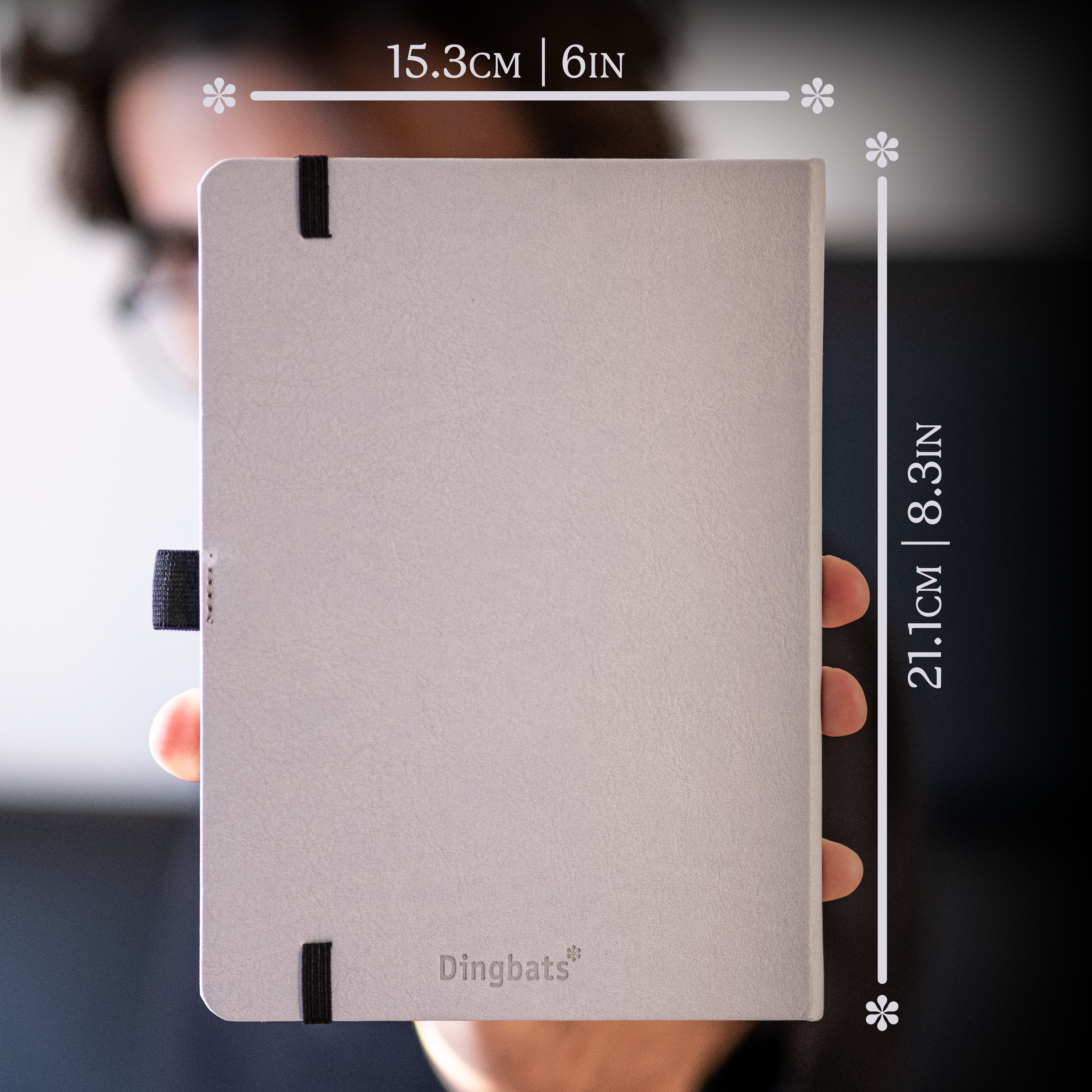 Dingbats* Hardcover Notebook A5 Earth - Glicine Arctic