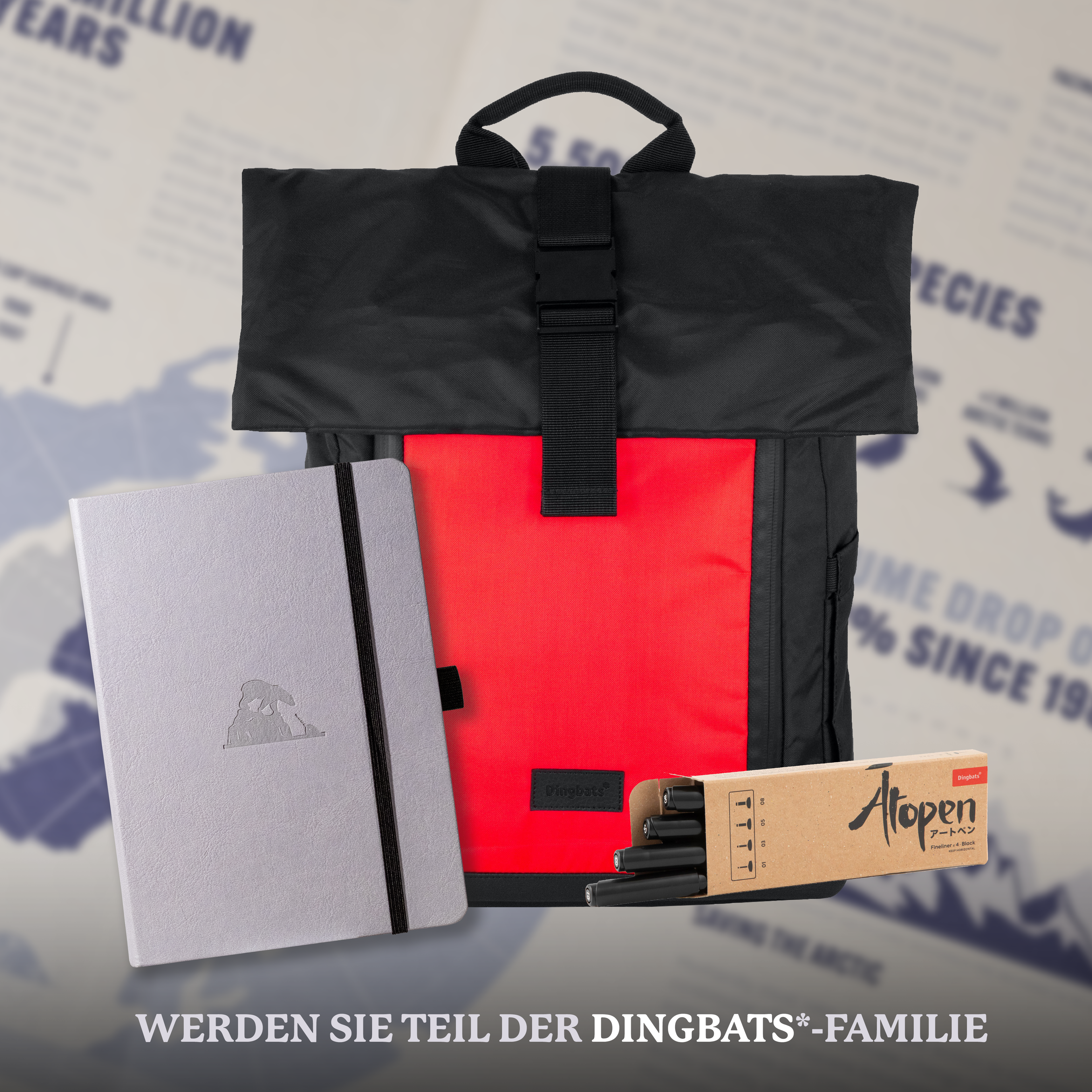 Dingbats* Hardcover Notebook A5 Earth - Glicine Arctic