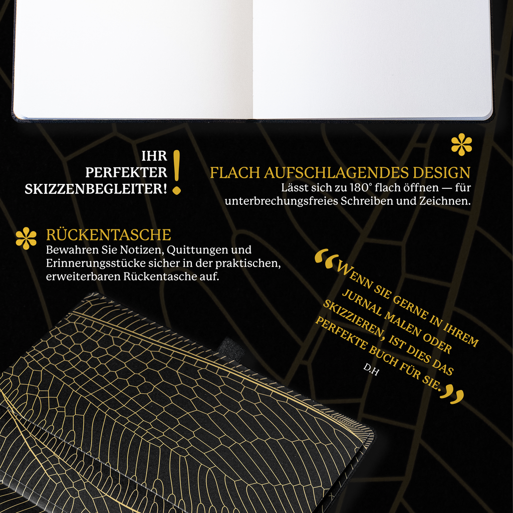 Dingbats* Hardcover Notebook B5 Pro - Bee