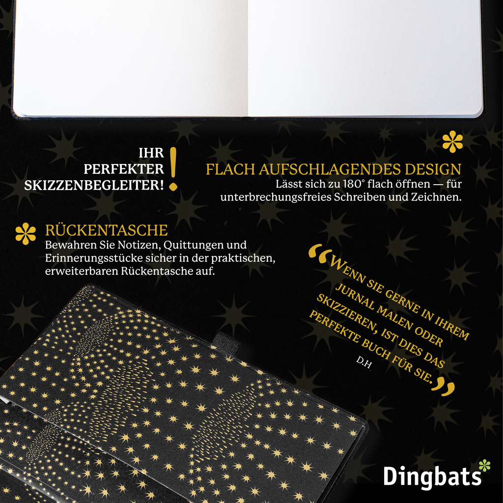 Dingbats* Hardcover Notebook B5 Pro - Cactus