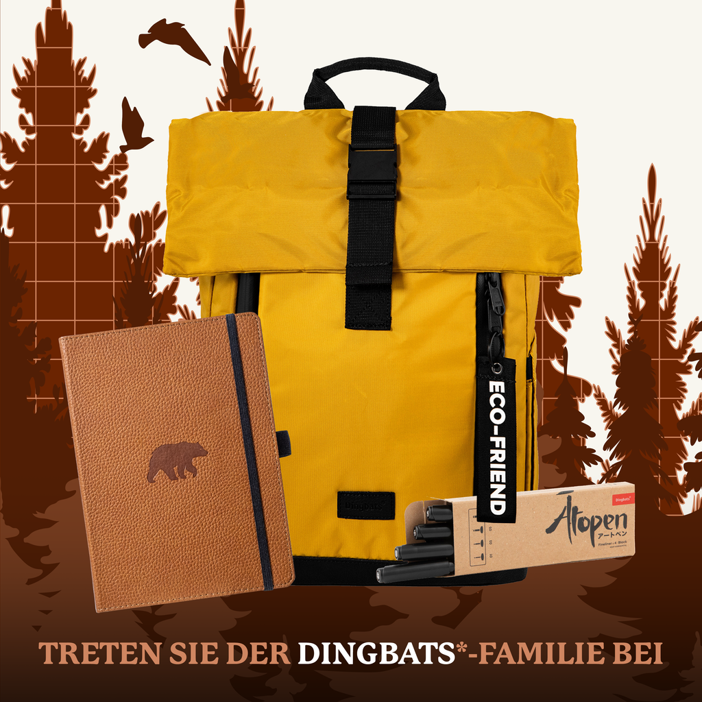 Dingbats* Hardcover Notebook Wildlife - Bear Brown