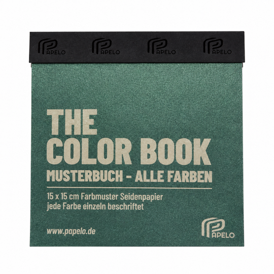 Papelo Seidenpapier Musterbuch – Alle Farben