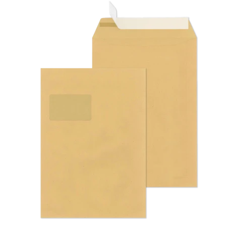 Versandtaschen DIN C4 – Braun